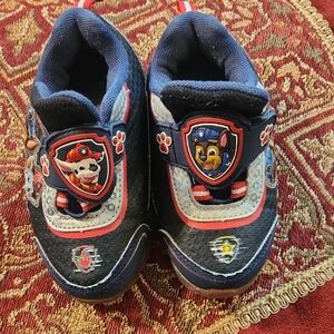 Paw Patrol Blue and Red Sneakers with Velcro Straps